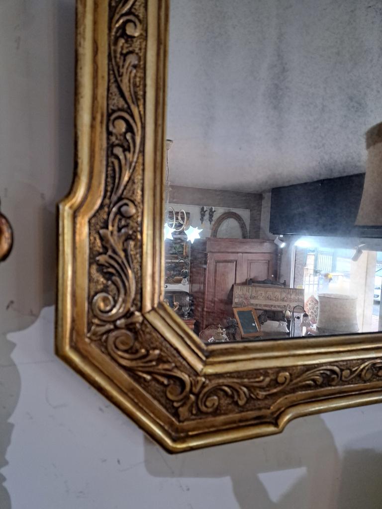 specchio legno dorato