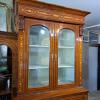 bookcase inglese intarsiata