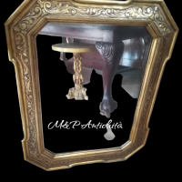 specchio legno dorato